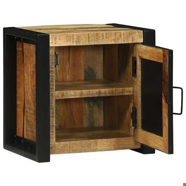 Badrumsmöbel - EXKLUSIV HEM - Rektangulär - Brun - 40 x 30 x 40 cm - Ben i järn, integrerade hyllor brun