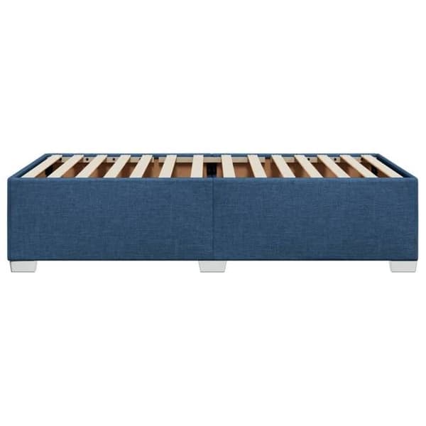 Maison Exclusive - Sängram utan madrass blå 80x200 cm tyg