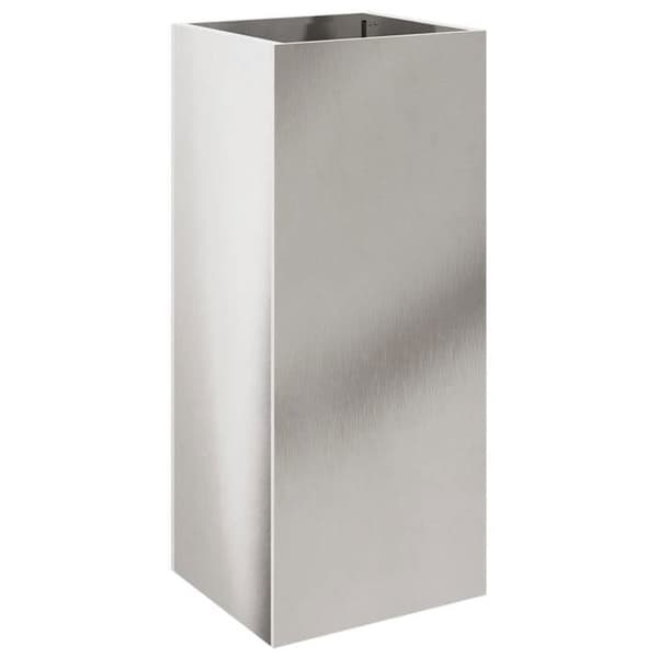 Maison Exclusive - Silverfärgad kruka 32x29x75 cm rostfritt stål