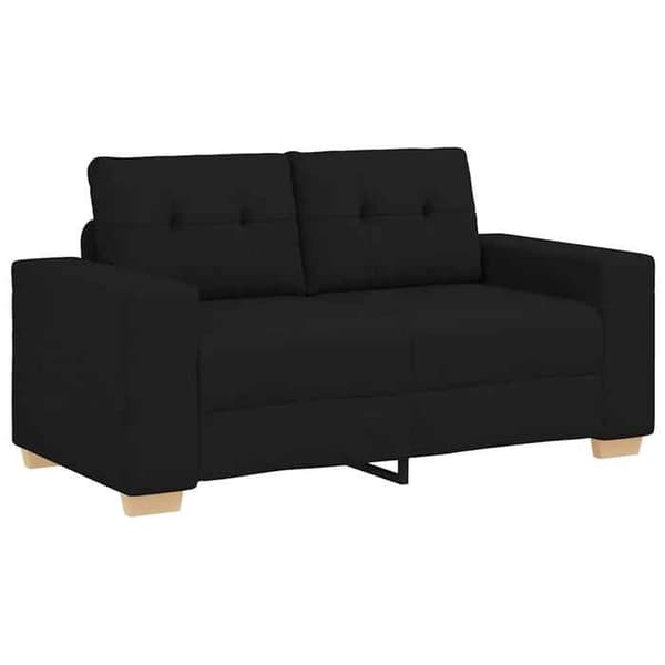 Maison Exclusive - 2-delt sofa sæt med sorte stofpuder