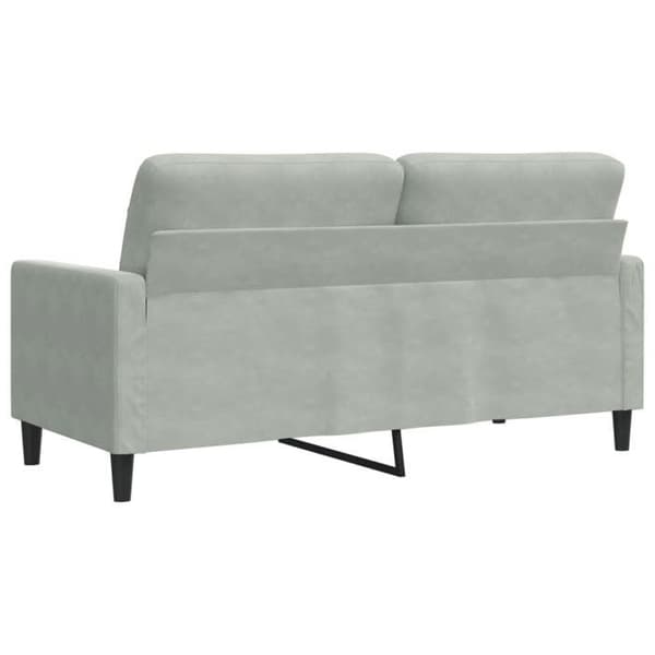 Maison Exclusive - Soffa 2-sits Grå 140 cm Sammet
