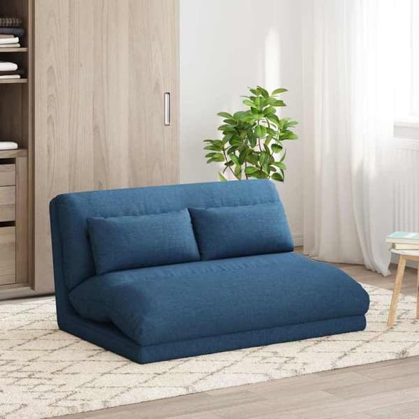 Maison Exclusive - Säädettävä sininen kangaslattia-tuoli