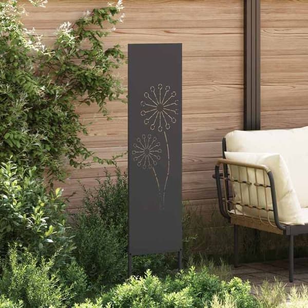Havelåge - EKSKLUSIV HUS - Rektangulær - Stål - Mat finish - 32 x 140 cm - Sort Svart