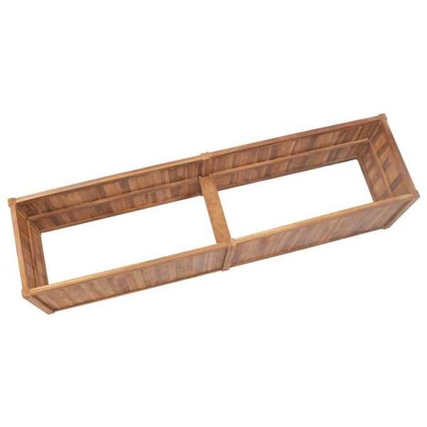 Maison Exclusive - Upphöjd trädgårdssäng 200x50x50 cm i solid teakträ