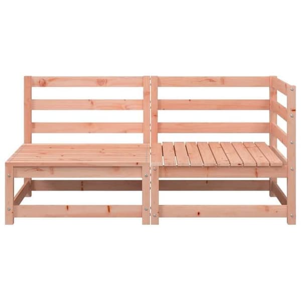 Maison Exclusive - Soffa för trädgård 2 platser i massiv douglasträ