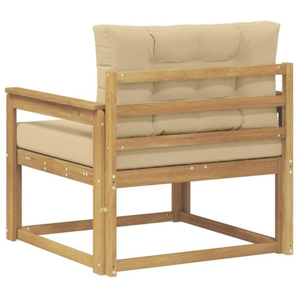 Maison Exclusive - Utomhussoffa i vit polyester