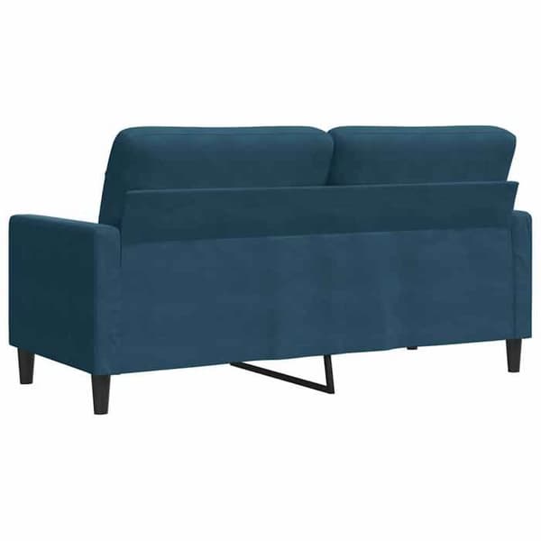 Maison Exclusive - Soffa 2-sits Blå 140 cm Sammet