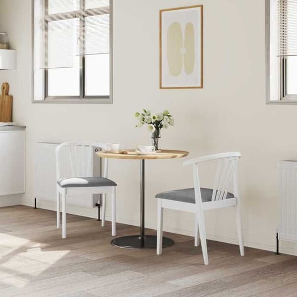Maison Exclusive - Spisestol 2 stk Massivt gummitræ