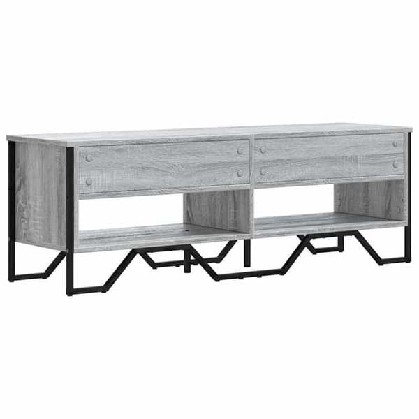 Maison Exclusive - TV-møbel sonoma grå 122x34x41 cm ingeniørtræ