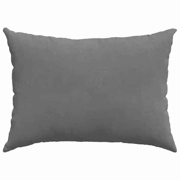 Sofa puder - EKSKLUSIV HUS - Sæt 2 70 x 50 cm - Mørkegrå - Lynlås betræk - Polyester fyld Mörkgrå