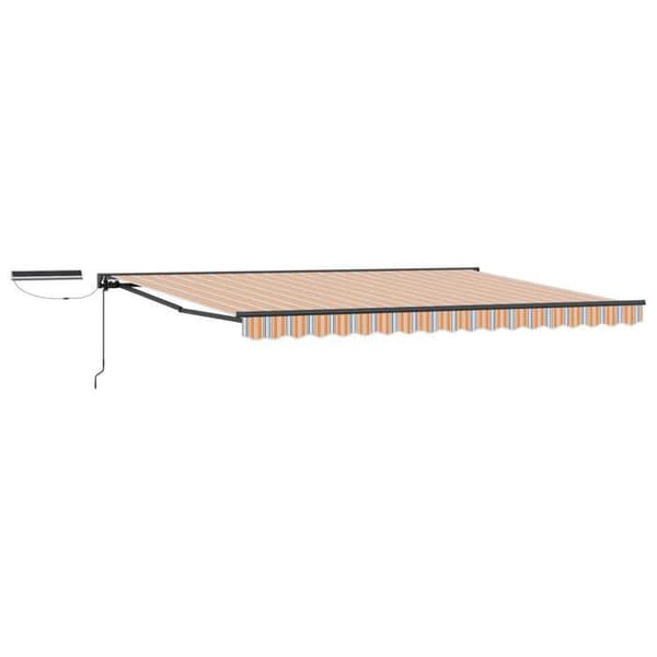 Maison Exclusive - Elektrisk utdragbar markis 5 × 3,5 m