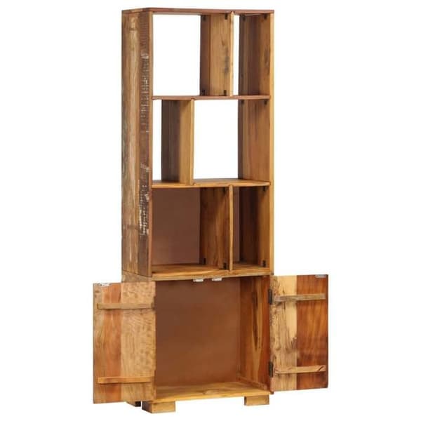 Maison Exclusive - Bibliotek 60x35x180 cm Solid genbrugstræ