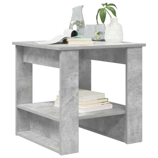 Bord - EKSKLUSIV HUS - 51 x 50 x 50 cm - Beton grå - Ingeniørtræ - Rektangulær Betonggrå