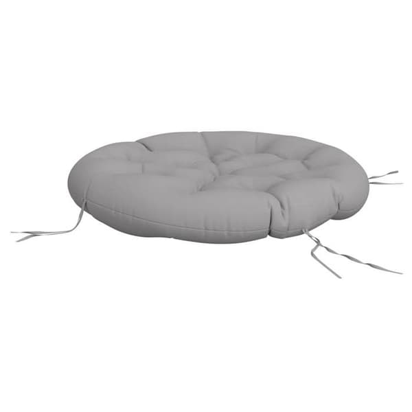 Maison Exclusive - Pyöreä tyyny harmaa Ø 100 x 11 cm oxford-kangasta Grå