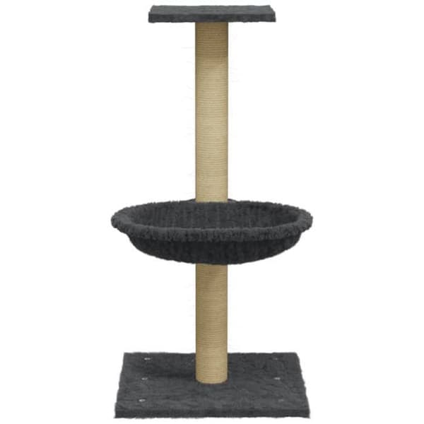 Maison Exclusive - Kattekradse med sisal i mørkegrå 74 cm