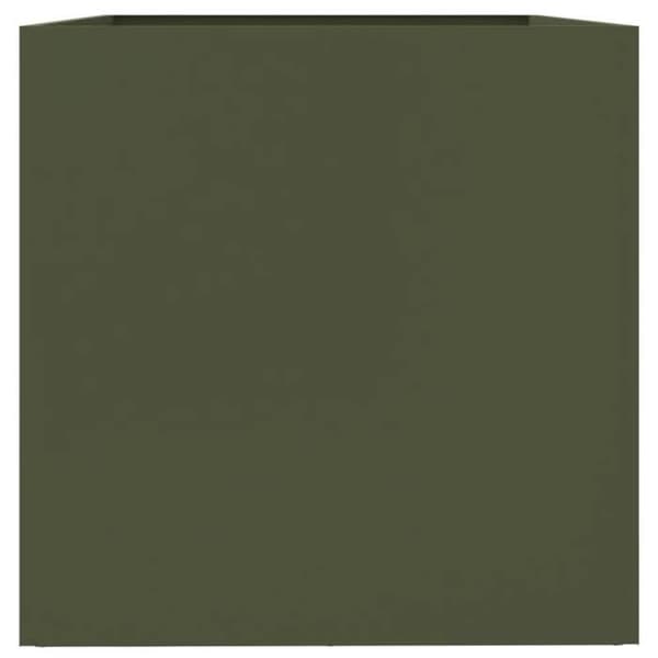 Maison Exclusive - Olivgrön kruka 62x40x39 cm stål
