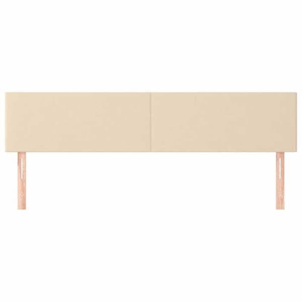 Maison Exclusive - Vuodepääty Kermansävy 200x5x78/88 cm Kangas Grädde
