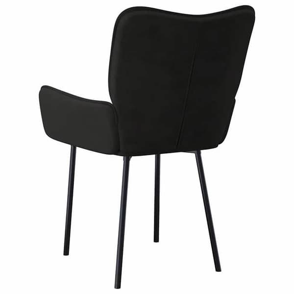 Maison Exclusive - Ruokatuolit 2 kpl Musta Sametti