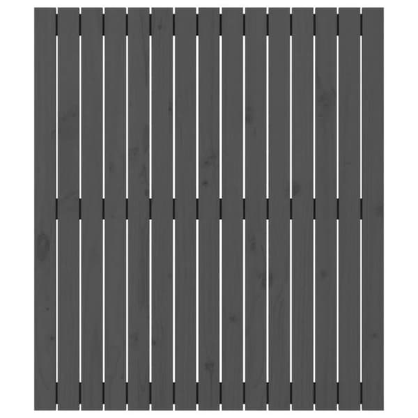Seinäpatja - EXCLUSIVE KOTI - 95,5 x 3 x 110 cm - Massiivipuu - Harmaa - Klassinen Grå
