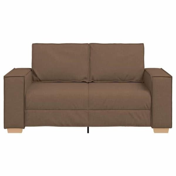 Maison Exclusive - Sofa 2 pladser Brun 160x78x84 cm Stof