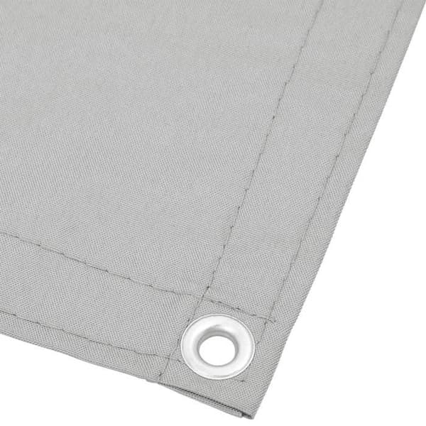 Maison Exclusive - Lys grå balkon skærm 120x300 cm 100% polyester oxford