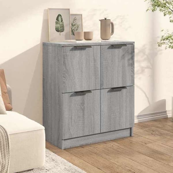 Maison Exclusive - Buffet Sonoma grå 60x30x70 cm Ingenjörsträ