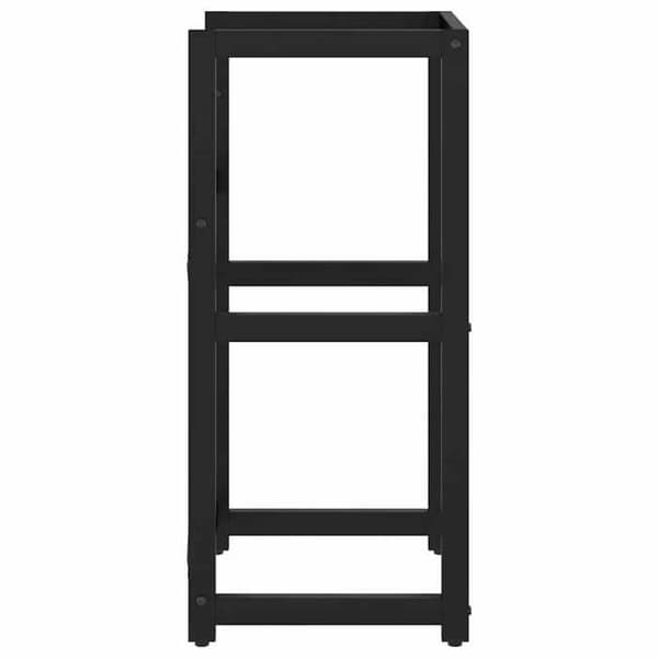 Maison Exclusive - Badeværelsesvaskeramme Sort 40x38x83 cm Jern
