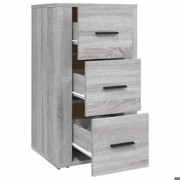 Maison Exclusive - Buffé Sonoma grå 40x33x70 cm Ingenjörsträ Sonoma grå