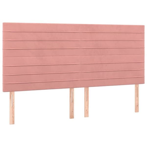Maison Exclusive - Ruusupääty 200x5x118/128 cm Sametti Ros