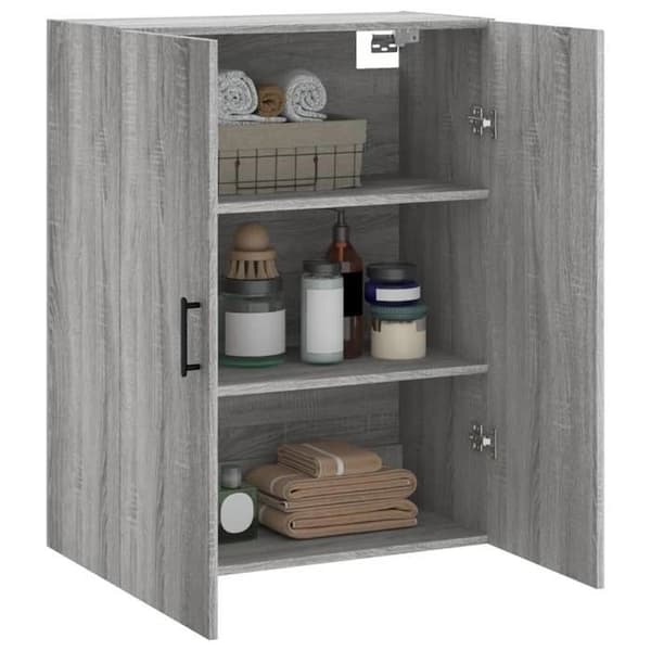 Maison Exclusive - Sonoma harmaa seinäkaappi 69,5x34x90 cm Sonoma grå