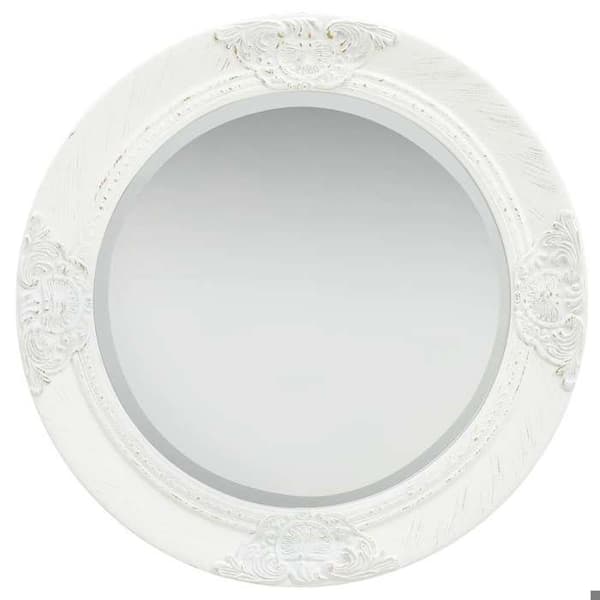 Maison Exclusive - Barockstil väggspegel 50 cm Vit