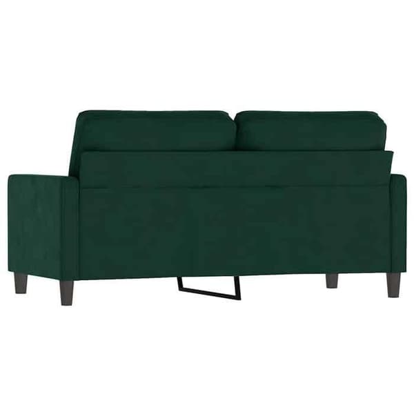 Maison Exclusive - Soffa 2-sits Grön mörk 140 cm Sammet