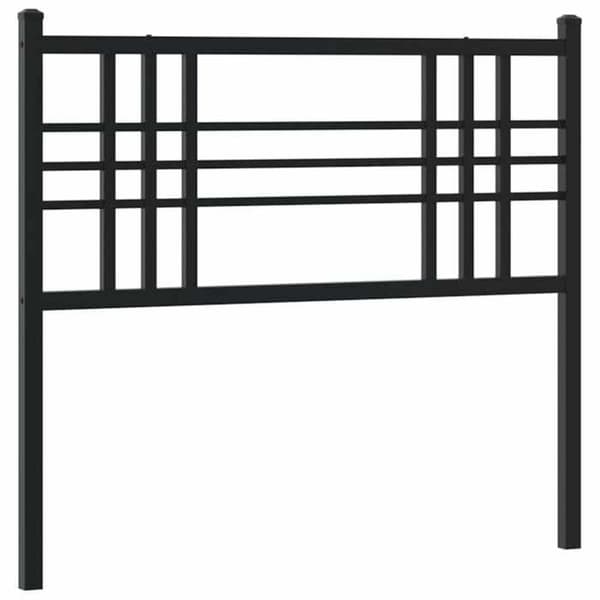 Maison Exclusive - Erstatnings hovedgærde metal sort 100 cm