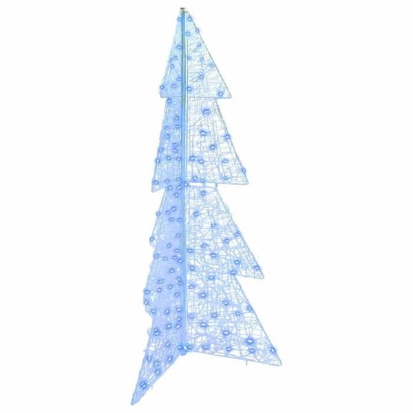 Julgran - EXKLUSIVT HUS - 160 LED - Blå - 150 cm - USB-strömförsörjning Blå