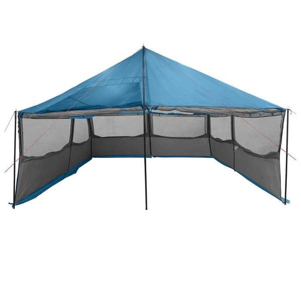 Maison Exclusive - Perheteltta Sininen 600 x 402 x 268 cm Polyesteri ja Teräs
