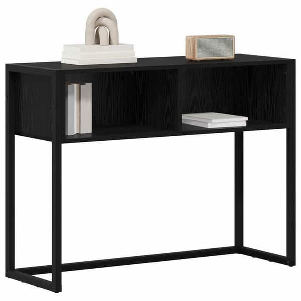 Maison Exclusive - Sidebord Sort eg 100 x 36 x 75 cm Ingeniørtræ