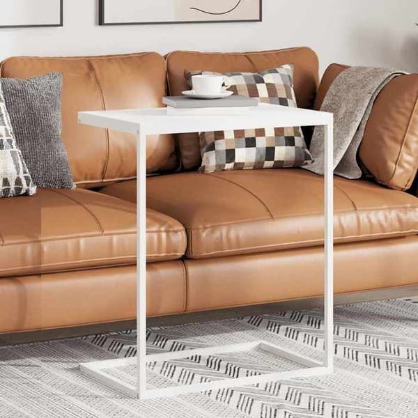 Maison Exclusive - Sidobord Vit 55x35x66 cm Ingenjörsträ Vit