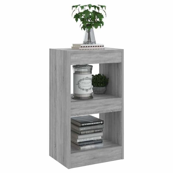 Maison Exclusive - Bibliotek/Rumseparator Sonoma grå 40x30x72 cm
