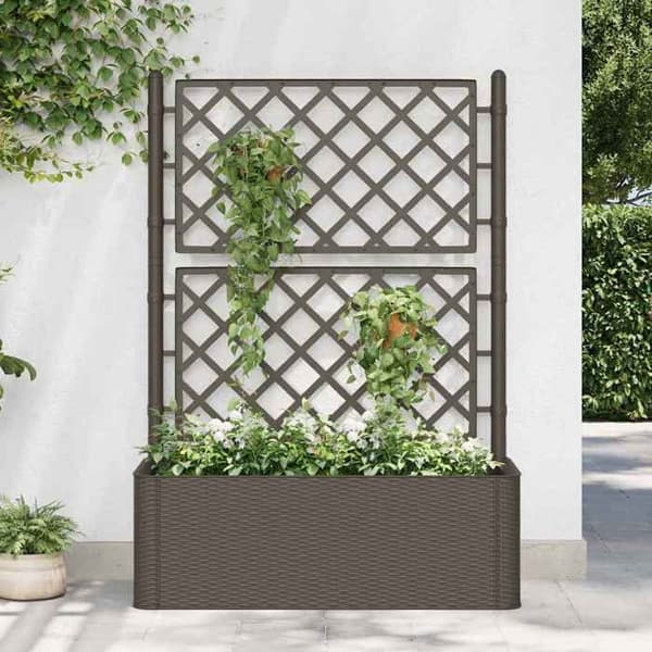 Maison Exclusive - Hævet havebed og espalier samt vandingssystem Moka