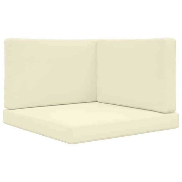 Utomhus soffkudde - EXKLUSIV HEM - 80 x 80 cm - Polyester - Skumfyllning - Dragkedja - Krämfärgad Grädde