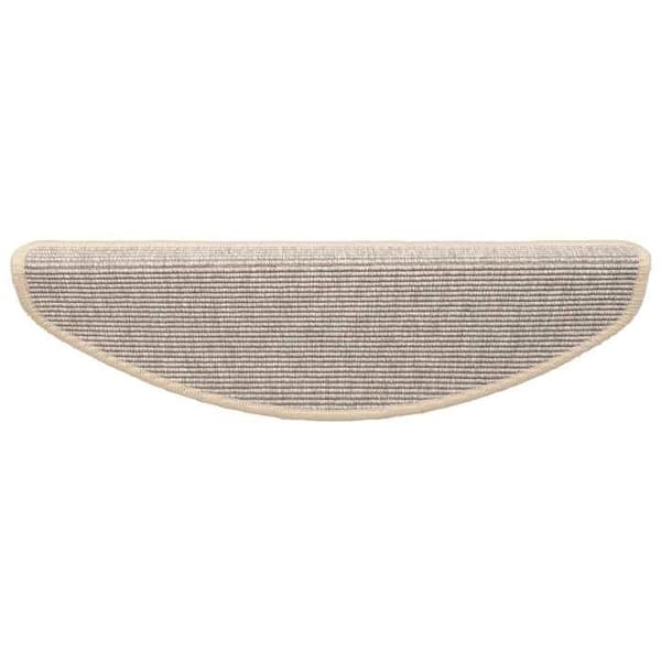 Maison Exclusive - Trappe tæppe 15 stykker 65 x 21 x 4 cm Sølv Halvmåne Stor
