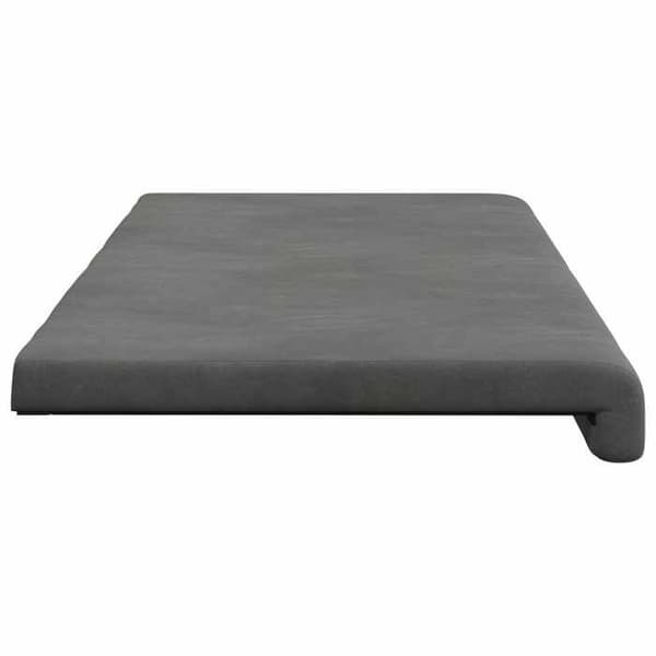 Maison Exclusive - Pude til bænk Mørkegrå Velour Dybde 35 cm