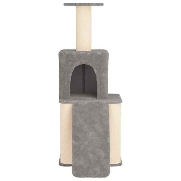 Maison Exclusive - Katte træ med sisal kløepæle Lys grå 146 cm