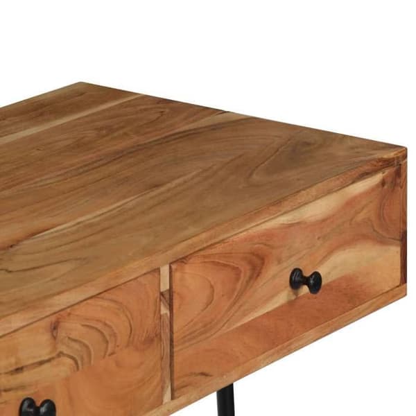 Maison Exclusive - Väggkontor 90x40x170 cm Solid akaciaträ