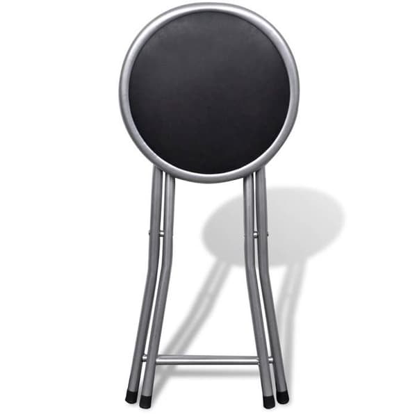 Maison Exclusive - Fällbara barstolar i konstläder, set om 4