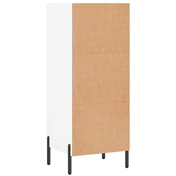 Maison Exclusive - Buffé vit 34,5x32,5x90 cm ingenjörsträ