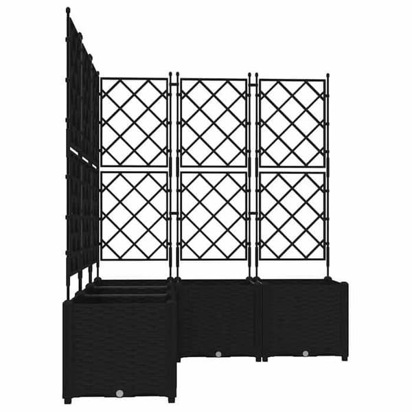 Maison Exclusive - Havekrukke 5 stk Sort 120 x 120 x 143 cm PP