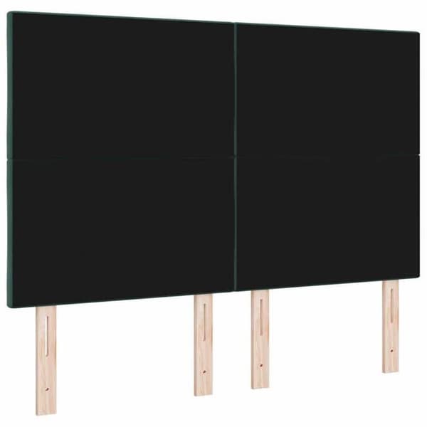 Maison Exclusive - Mörkgrön sänggavel 144 cm Sammet