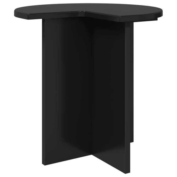 Maison Exclusive - 2-delt sidebord i sort eg Ø 39 x 38 cm