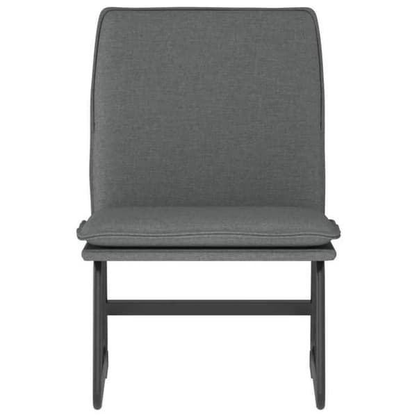 Maison Exclusive - Grå långfåtölj 52x75x76 cm Tyg